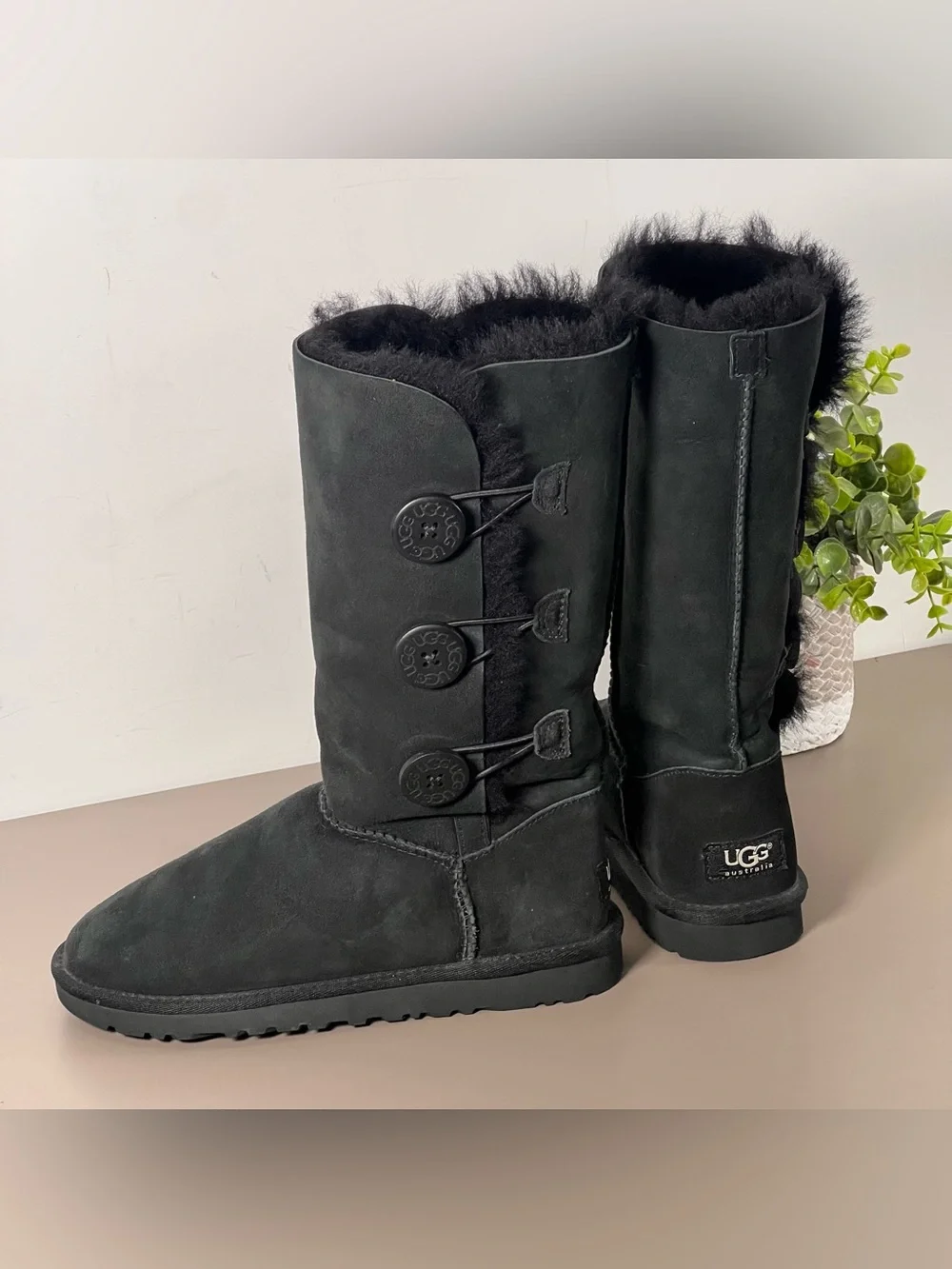 Black Winter Boots for Girls Size 5